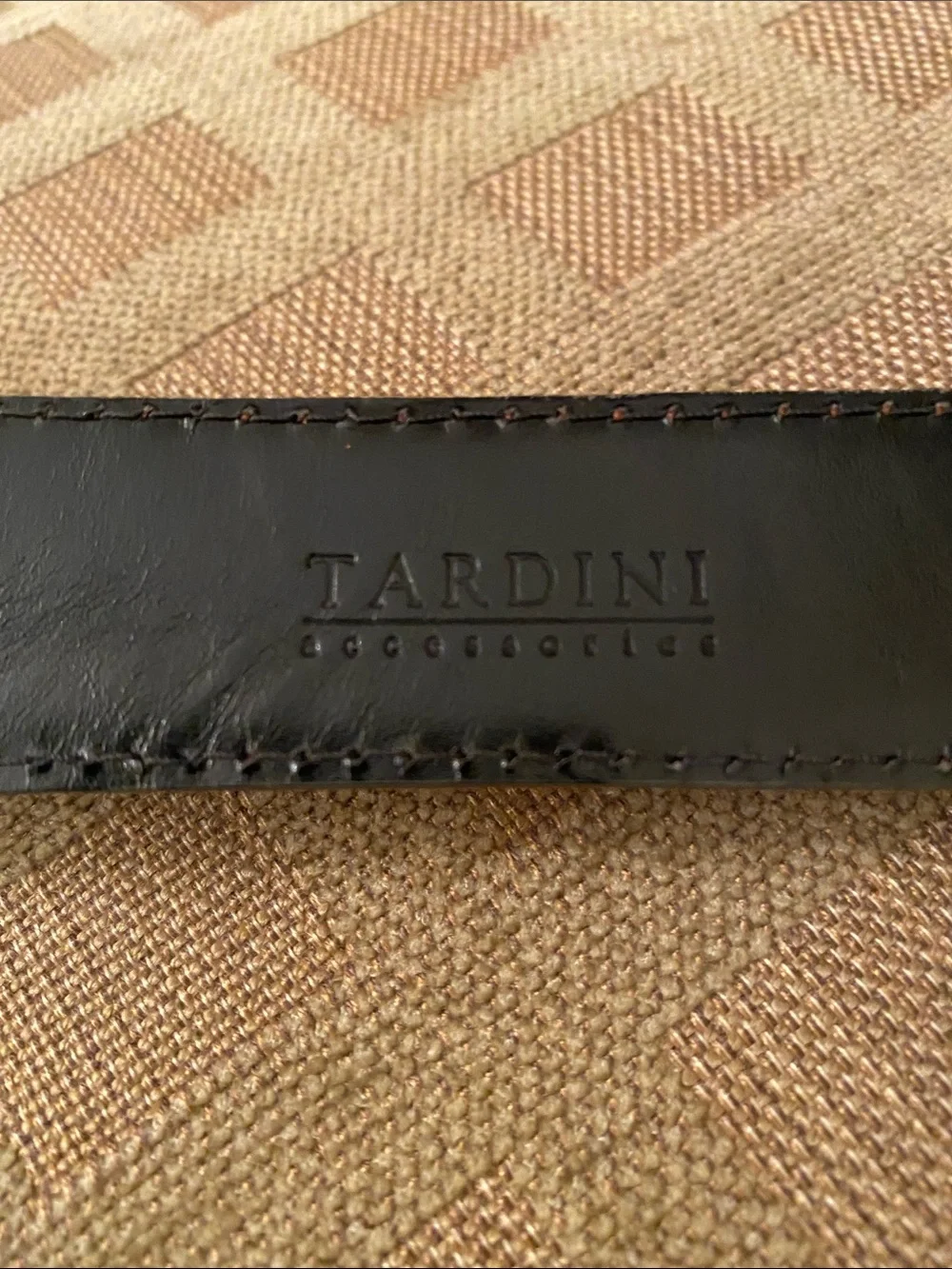 TARDINI Brown Alligator Men’s Belt
